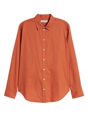 Everlane Women's Button-Down Shirt in Canyon Orange “The Must-Have Shirt”